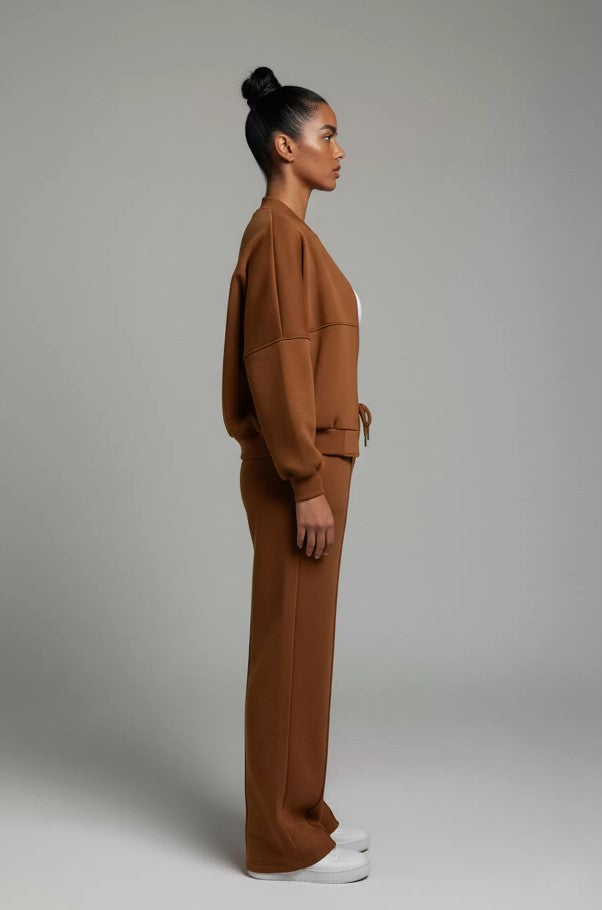 CAMILLE | Ensemble bomber & jogger chic