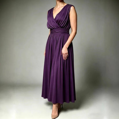 ROBE | Maxi élégance drapée
