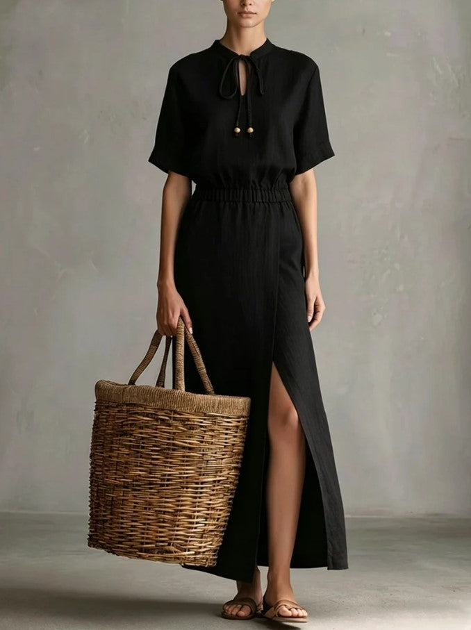Robe midi élégance estivale