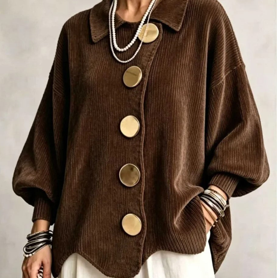 VAUREL | Cardigan en maille boutonné avec col