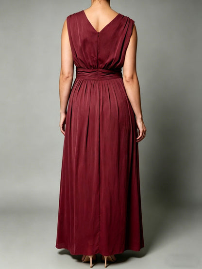 ROBE | Maxi élégance drapée